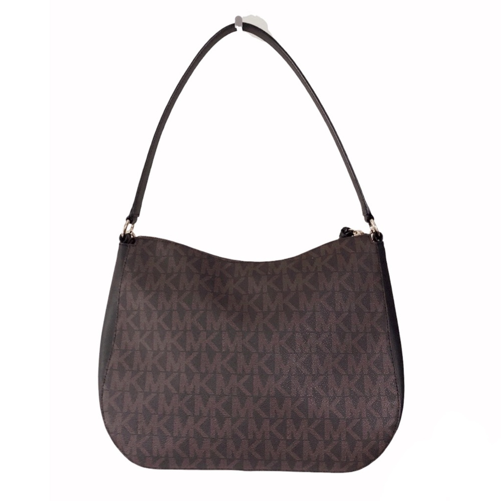 Michael Kors Eden brown signature hobo bag - Picture 3 of 12